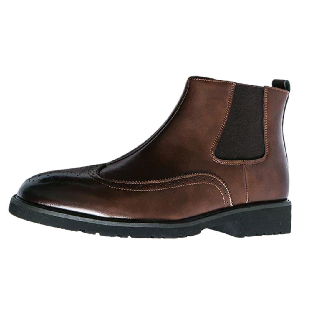 David – Elegante leren Chelsea boots