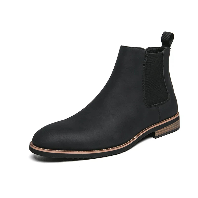 Robert – Elegante Chelsea Boots van Leer