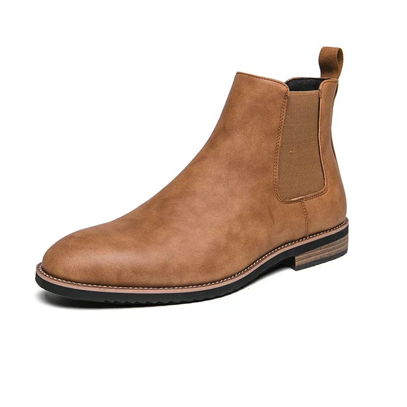 Robert – Elegante Chelsea Boots van Leer