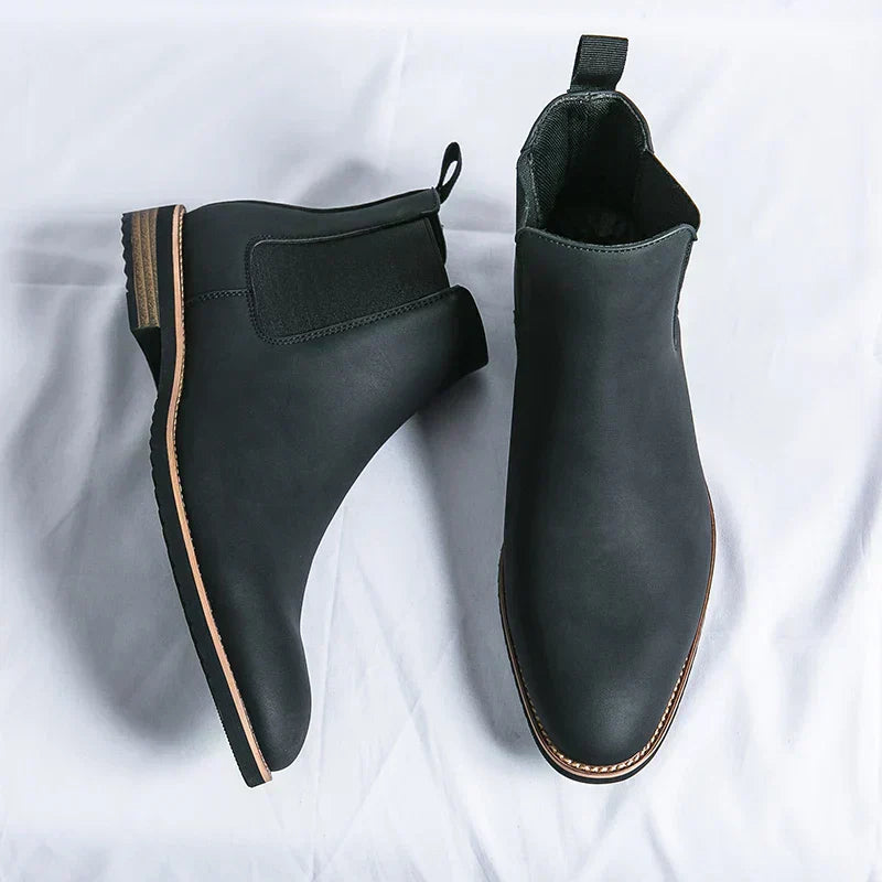 Robert – Elegante Chelsea Boots van Leer